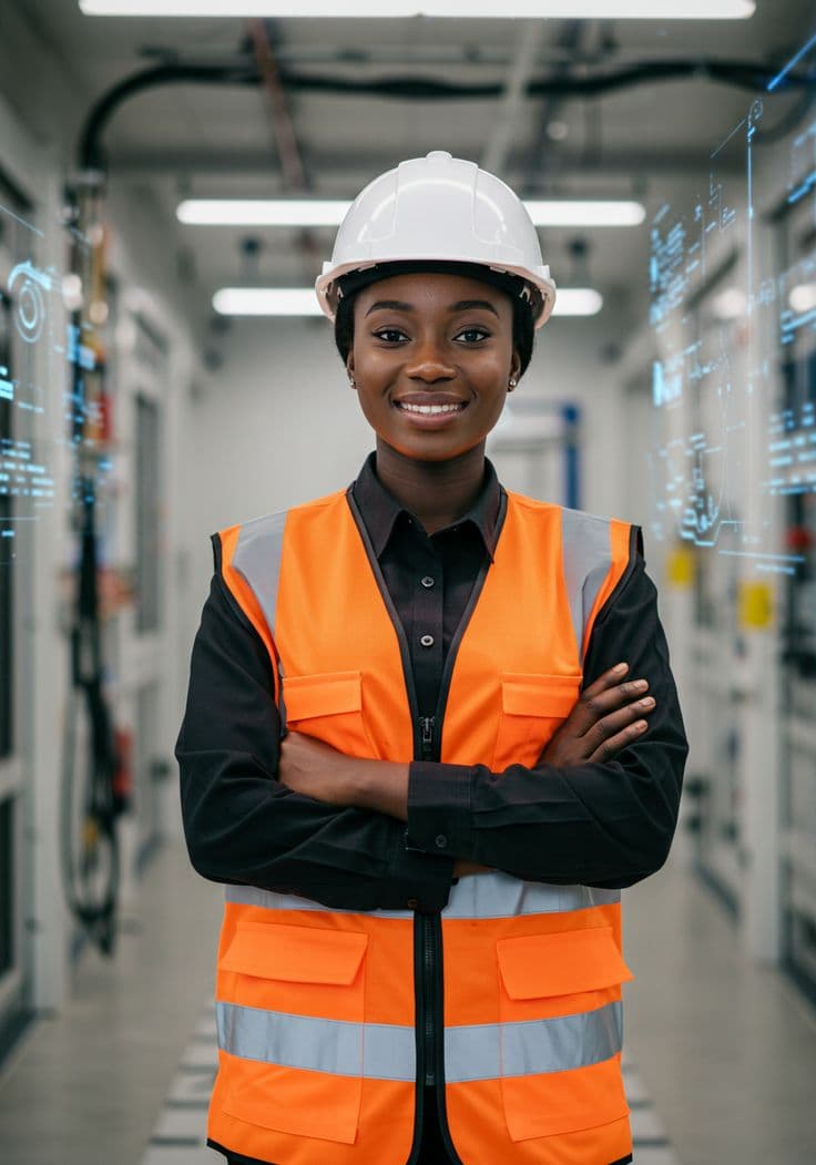 Professionnel utilisant Tambua pour la gestion RH industrielle